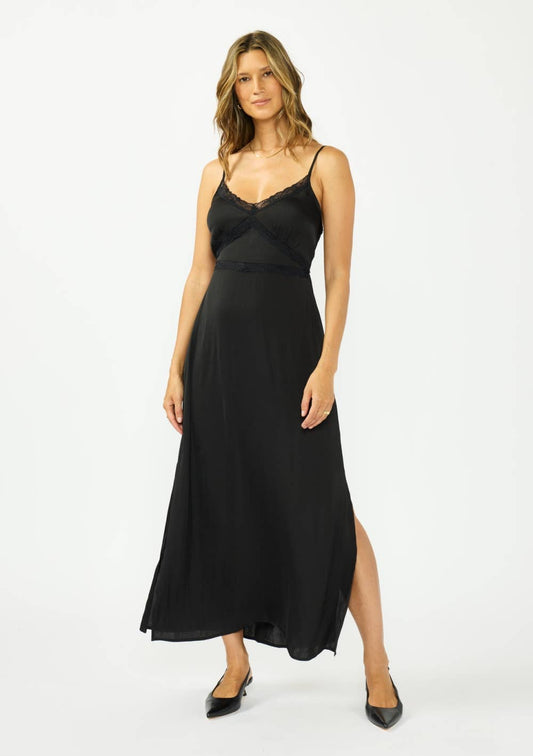 Avery Lace-Trim Maxi Dress