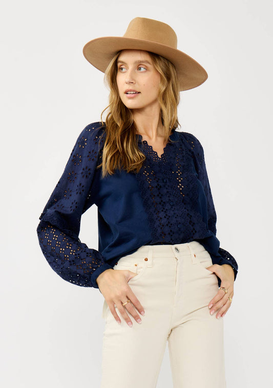 Joyce Eyelet Blouse