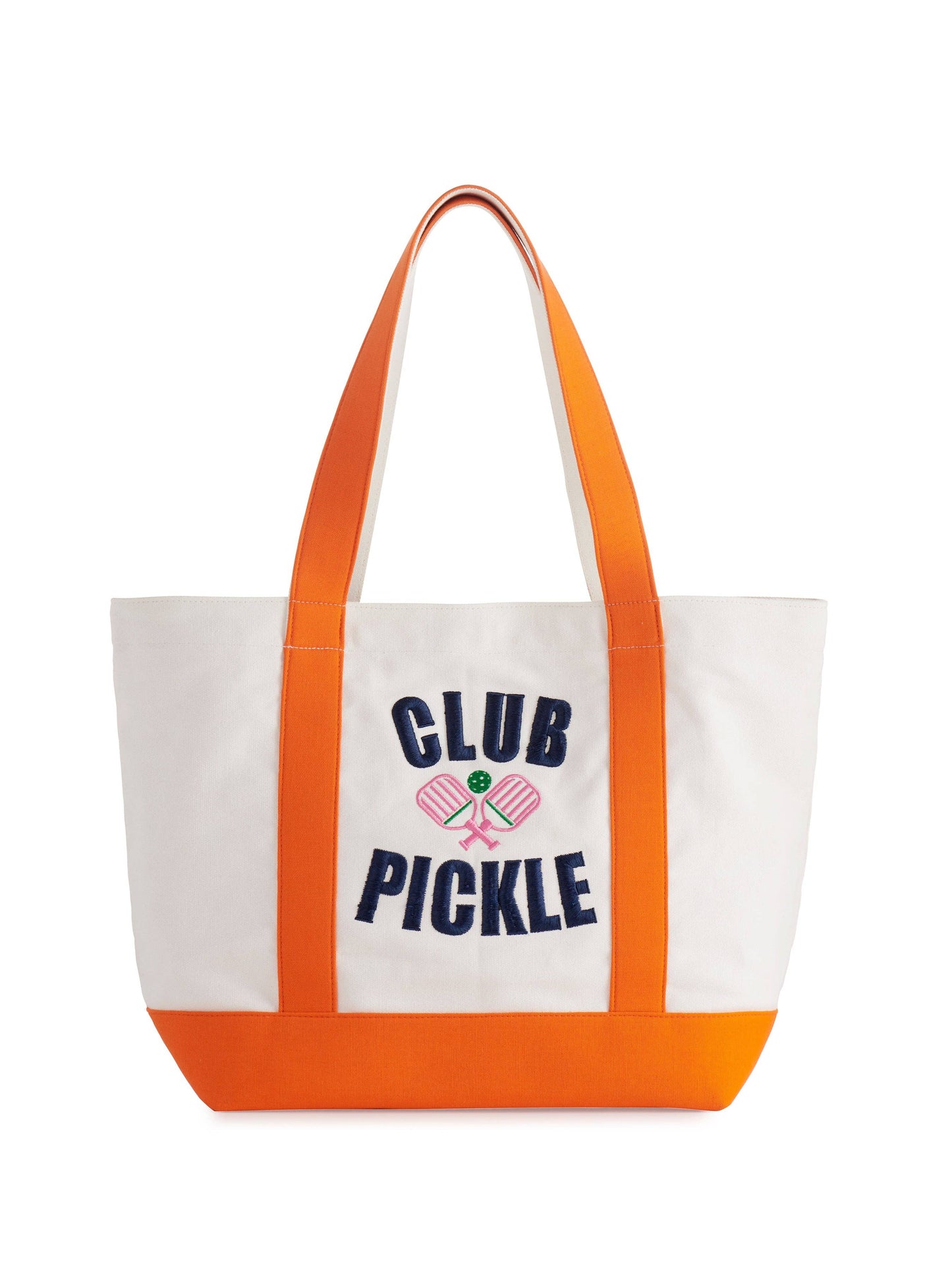 "CLUB PICKLE" TOTE, IVORY