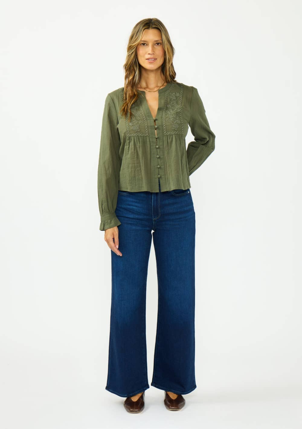 Adeline Embroidered Blouse