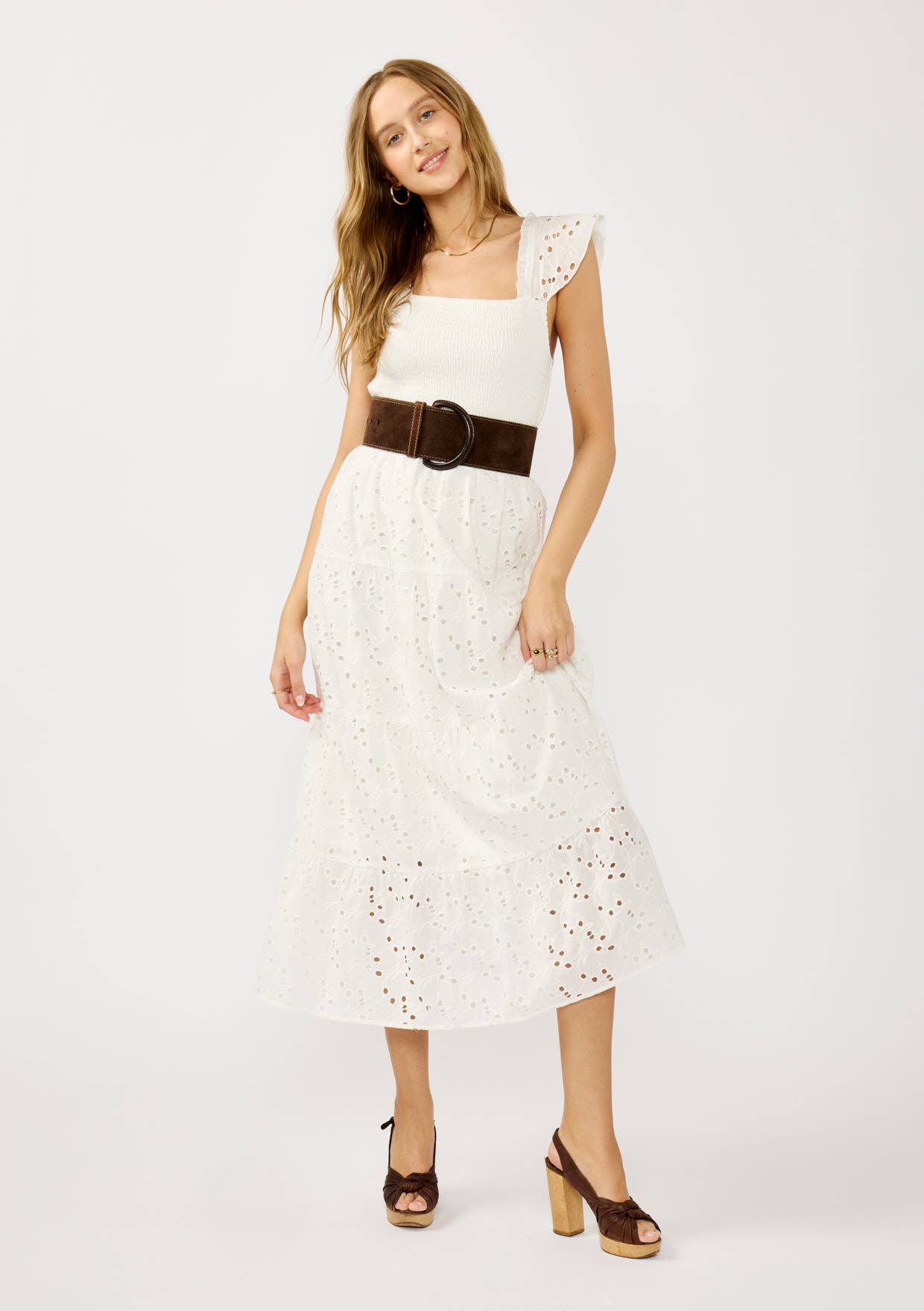 Flynn Smocked Maxi Dress