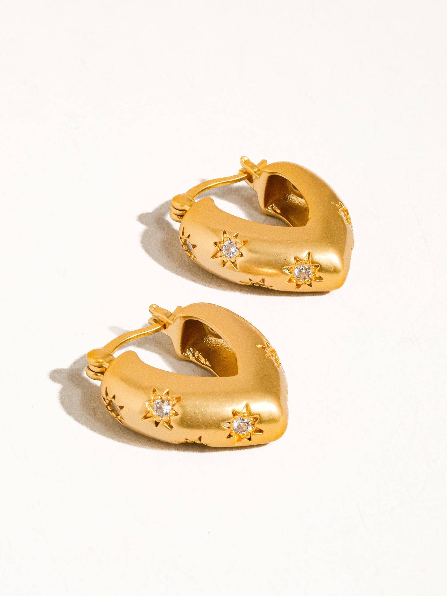 Desi Heart Hoop Earring