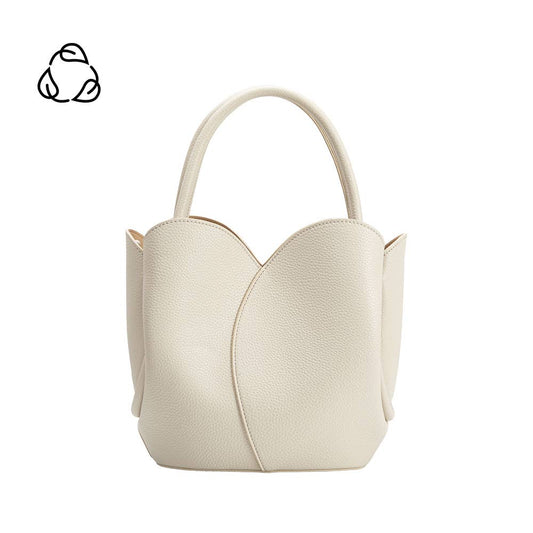 Tulip Bone Top Handle Bag