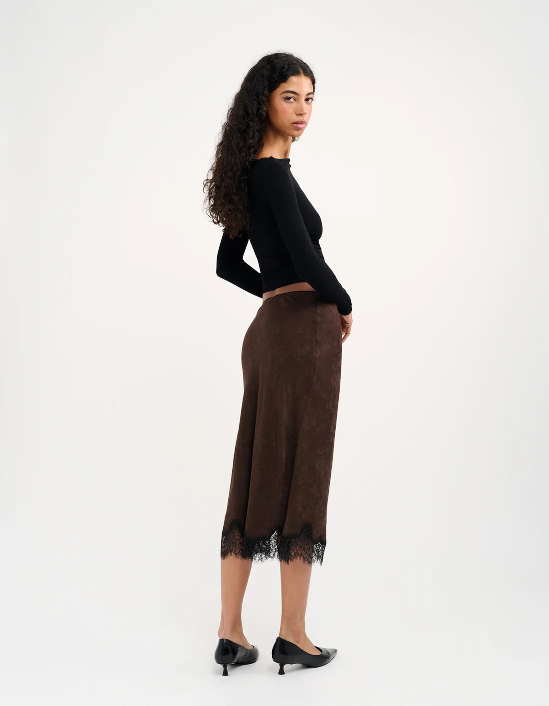 Lady Lace Midi Skirt