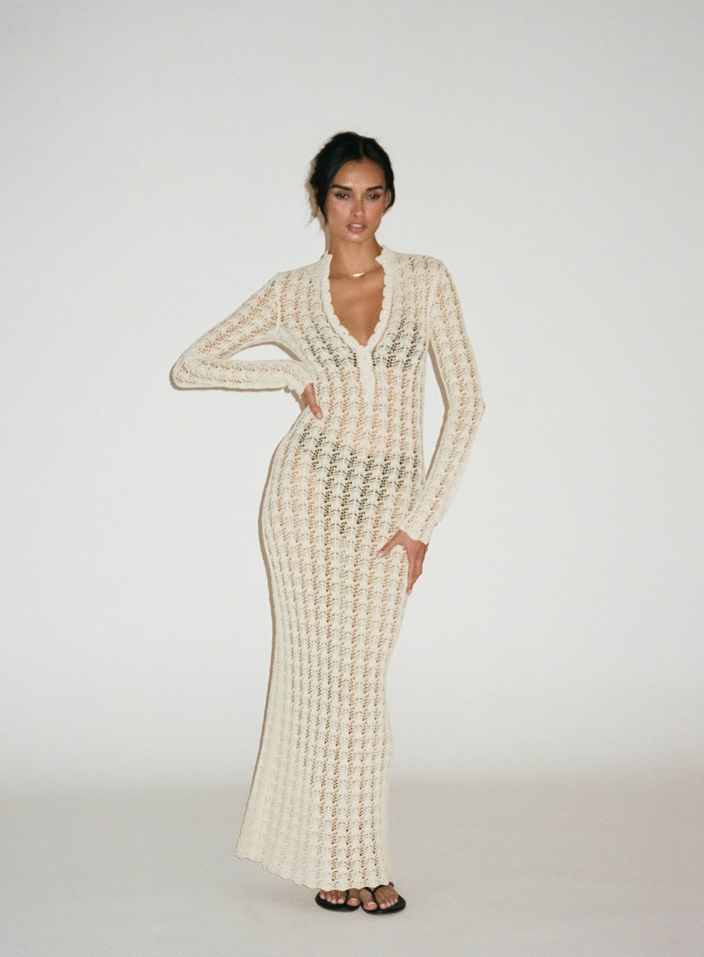 Ventura Crochet Maxi Dress