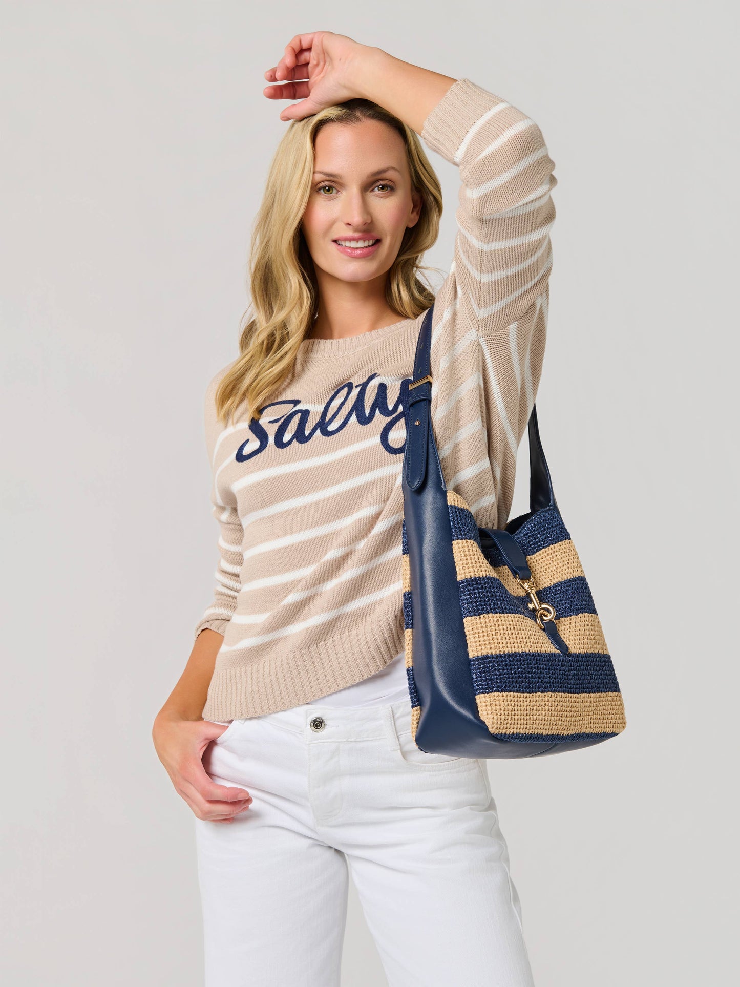 Rina Shoulder Bag- Navy
