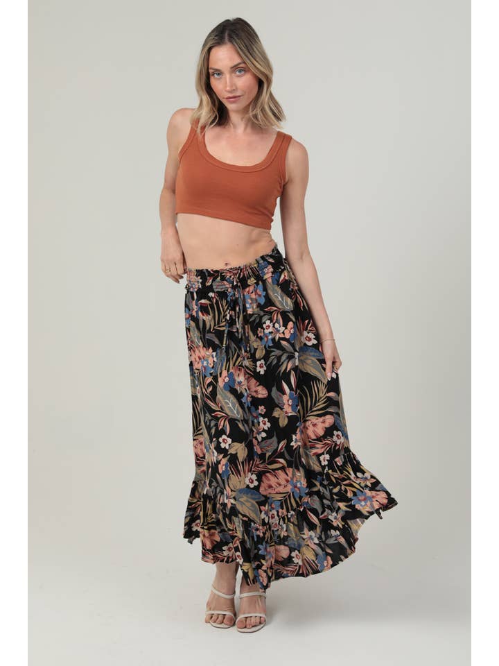 Tropical Maxi Skirt
