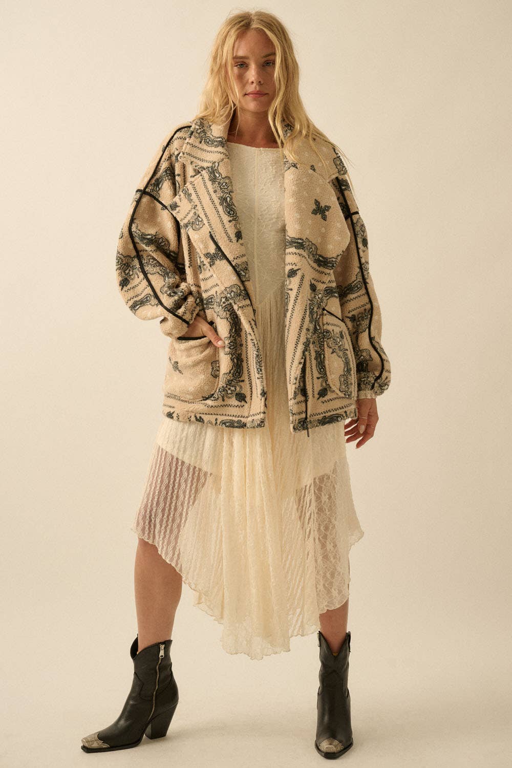 Cali Sherpa Fleece Jacket