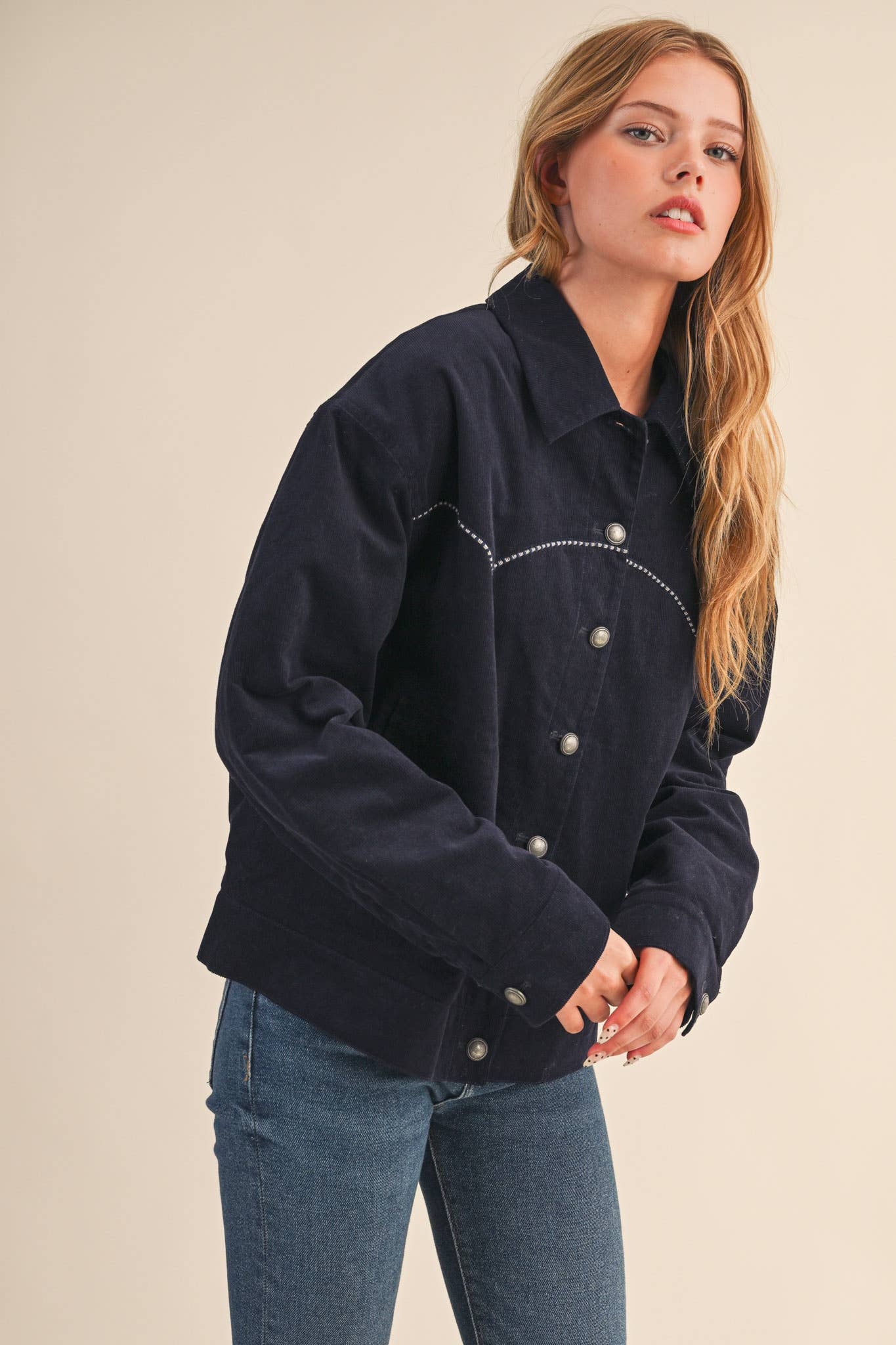 Heidi Floral Corduroy Jacket