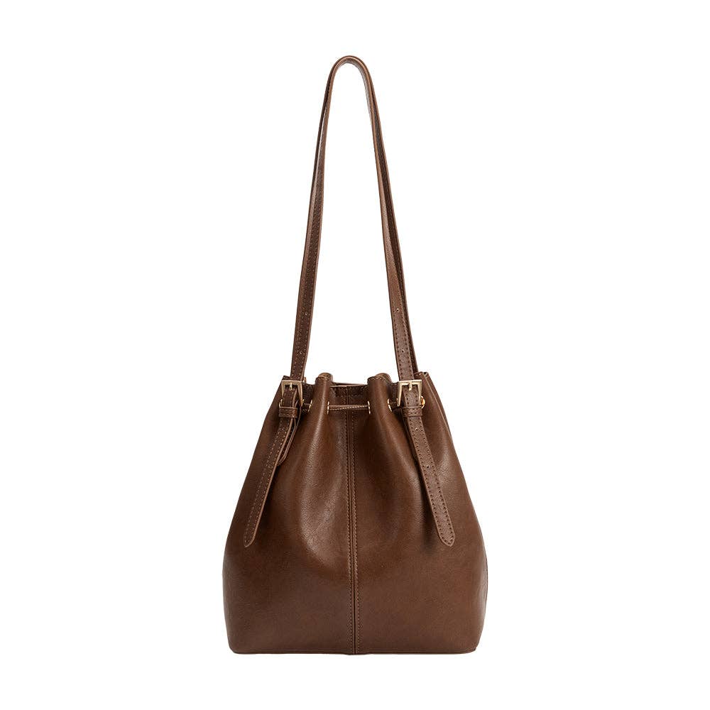 Sally Espresso Shoulder Bag