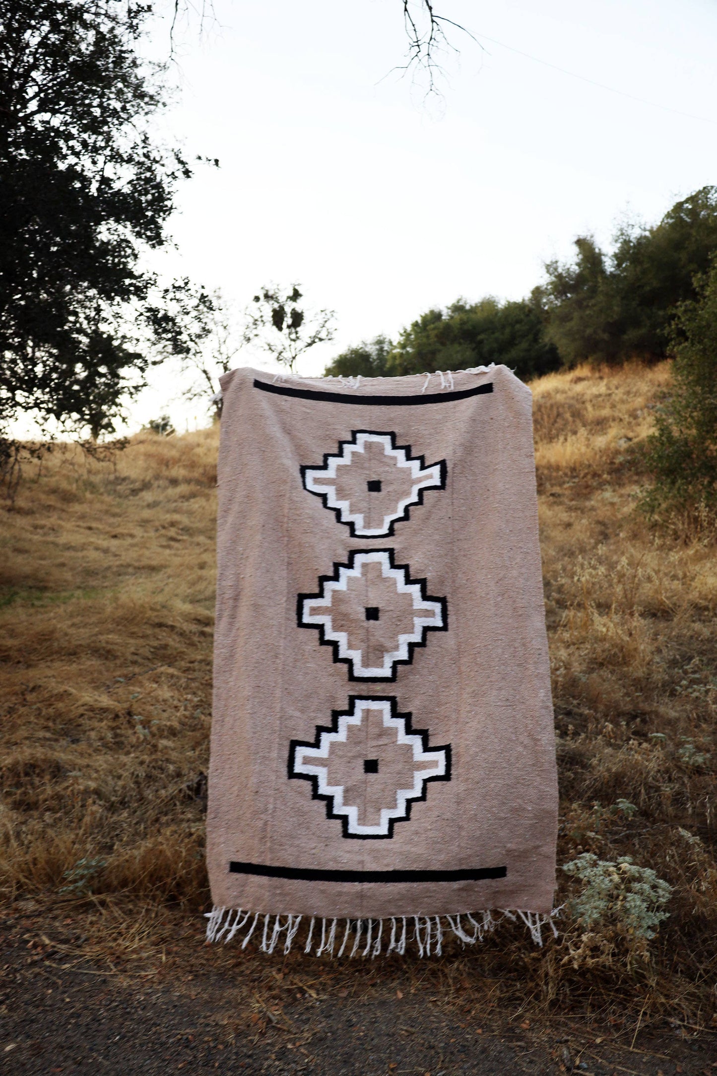 Tres Cruces Handwoven Blanket