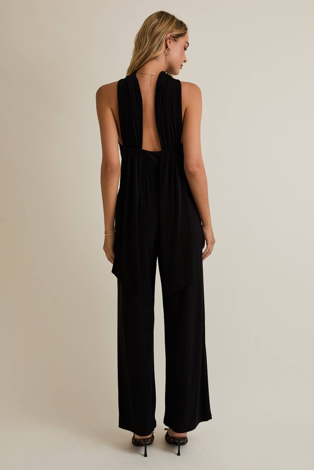Mock Neck Jumpsuit