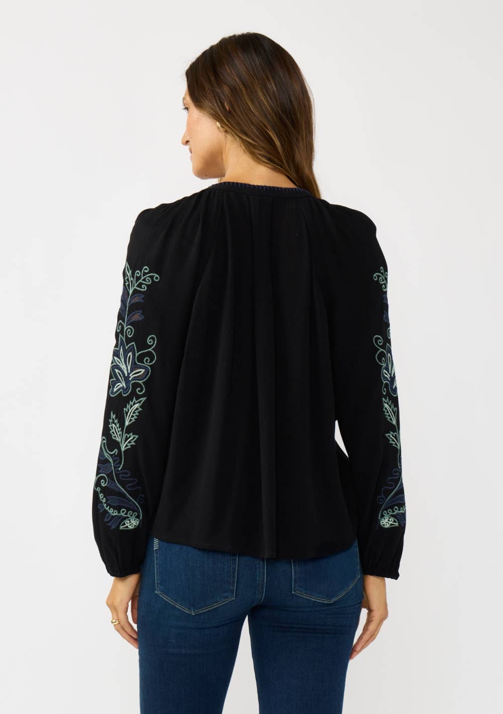 Lenora Embroidered Blouse