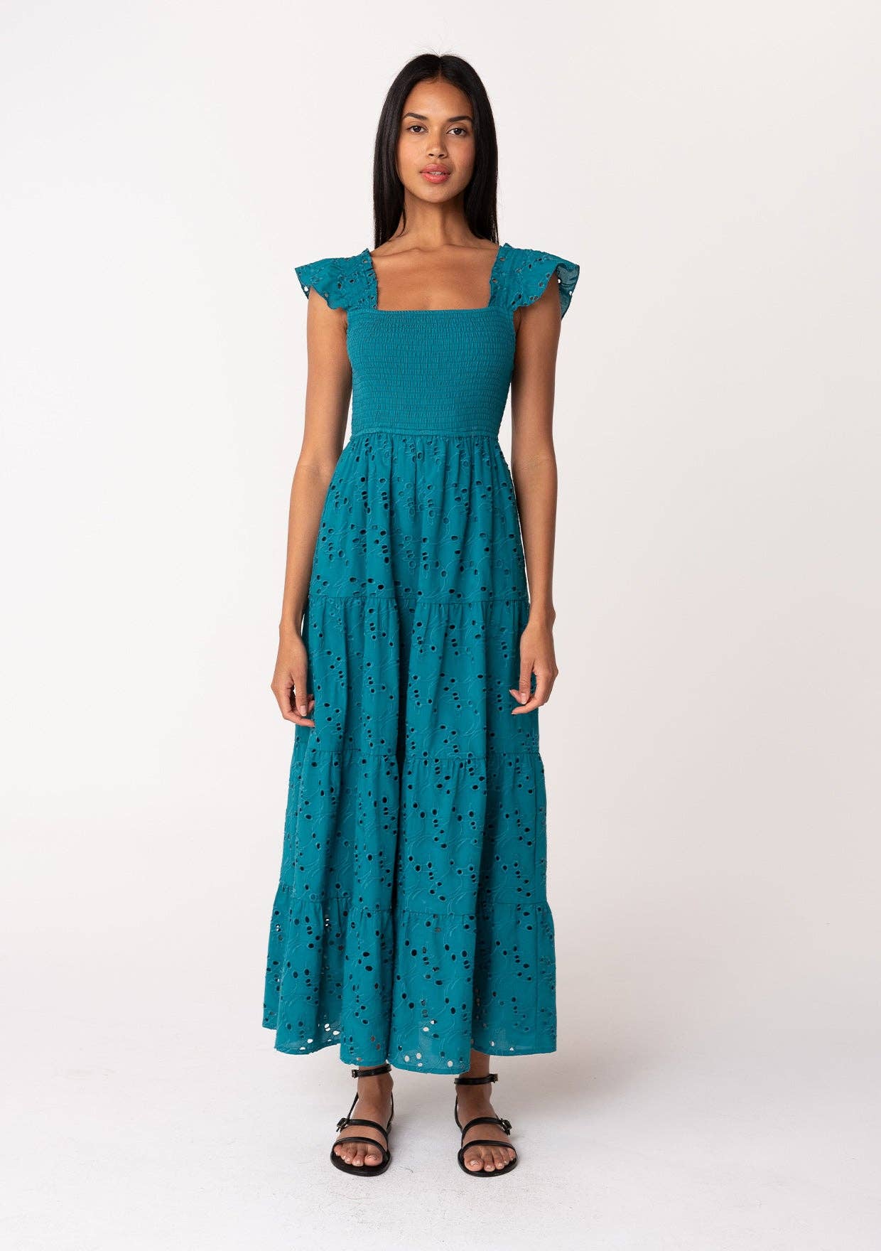 Flynn Smocked Maxi Dress