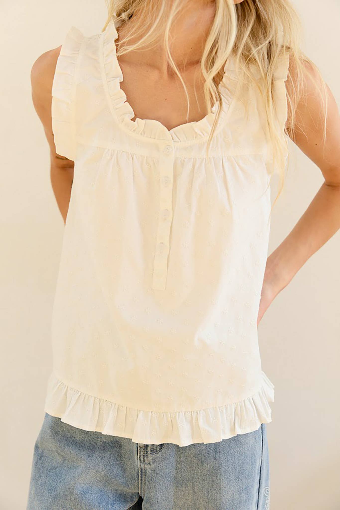 Lacey Cotton Top