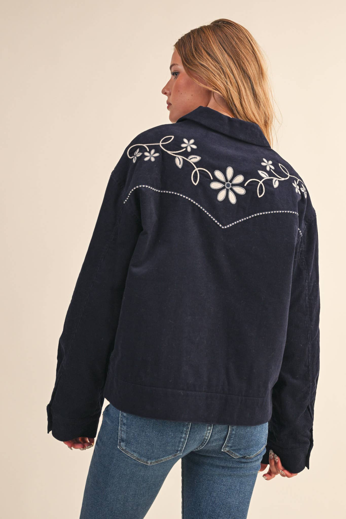 Heidi Floral Corduroy Jacket