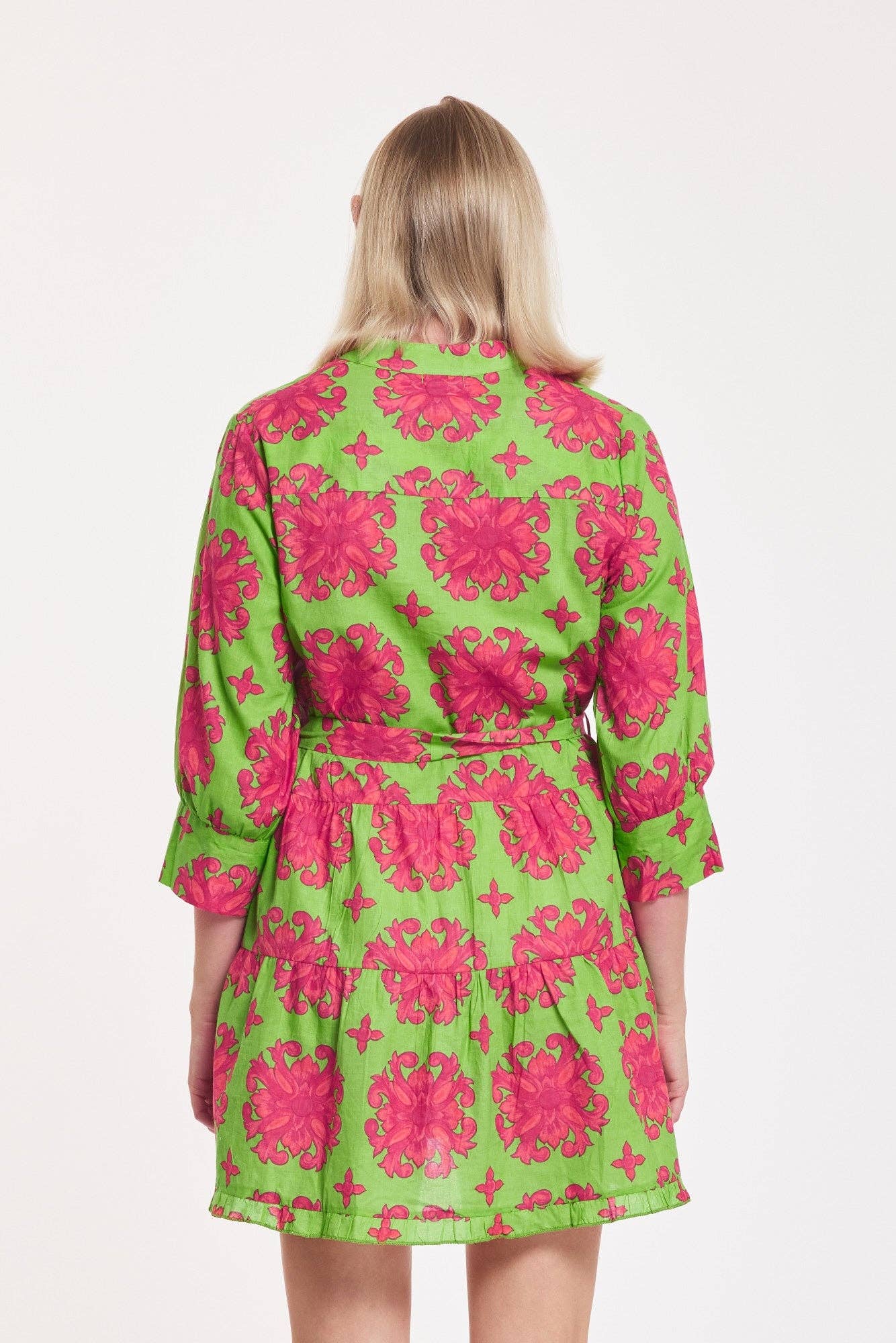 Alcee Baroque Tile Dress