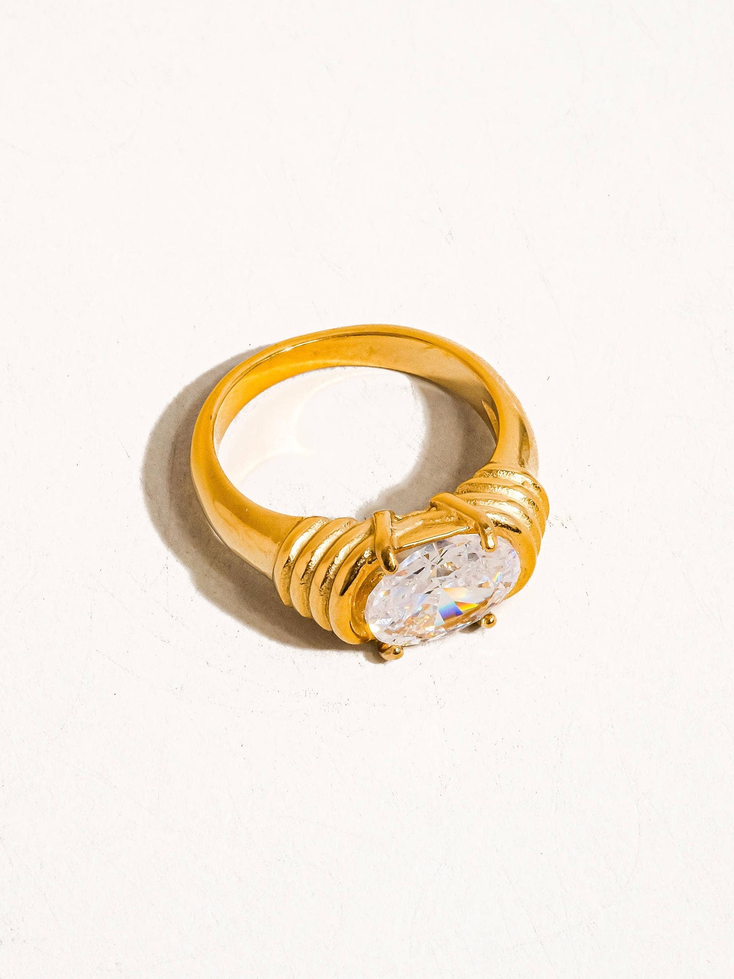 Verna Rhinestone Ring