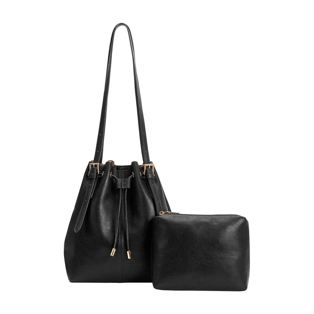 Sally Black Shoulder Bag