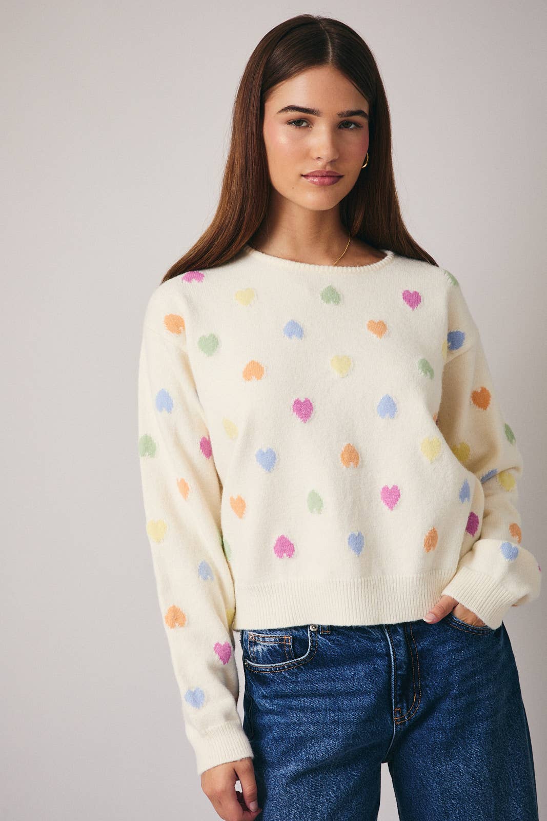 Heart Sweater Multi