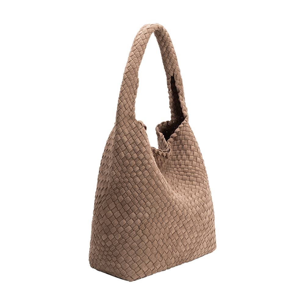 Johanna Clay Suede Shoulder Bag