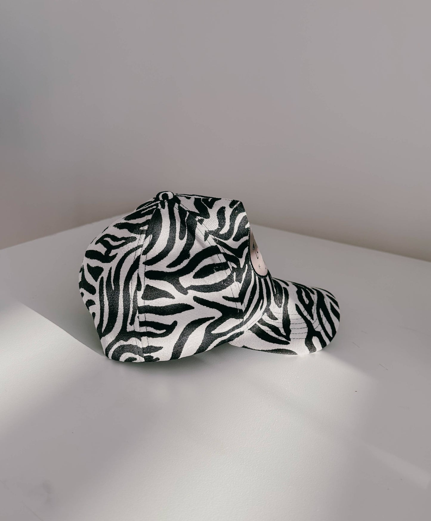 Zebra Print Corduroy Trucker Hat | Animal Print Snapback