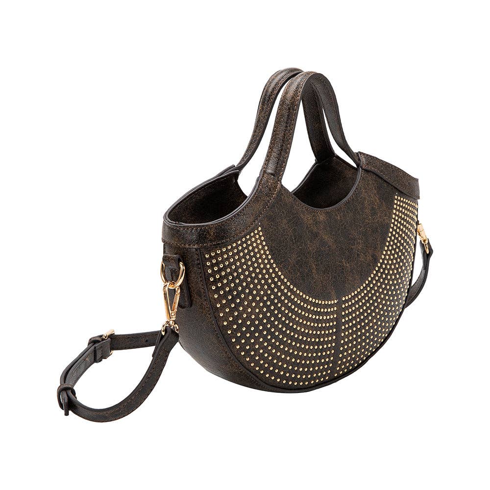 Kaylee Espresso Top Handle Bag