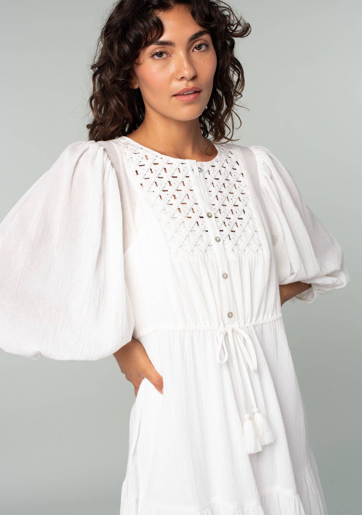 Chic Cotton Gauze Dress