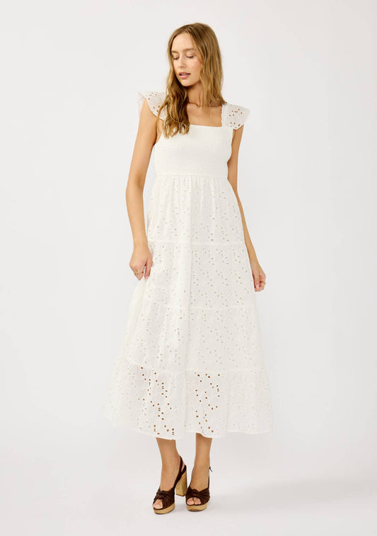 Flynn Smocked Maxi Dress