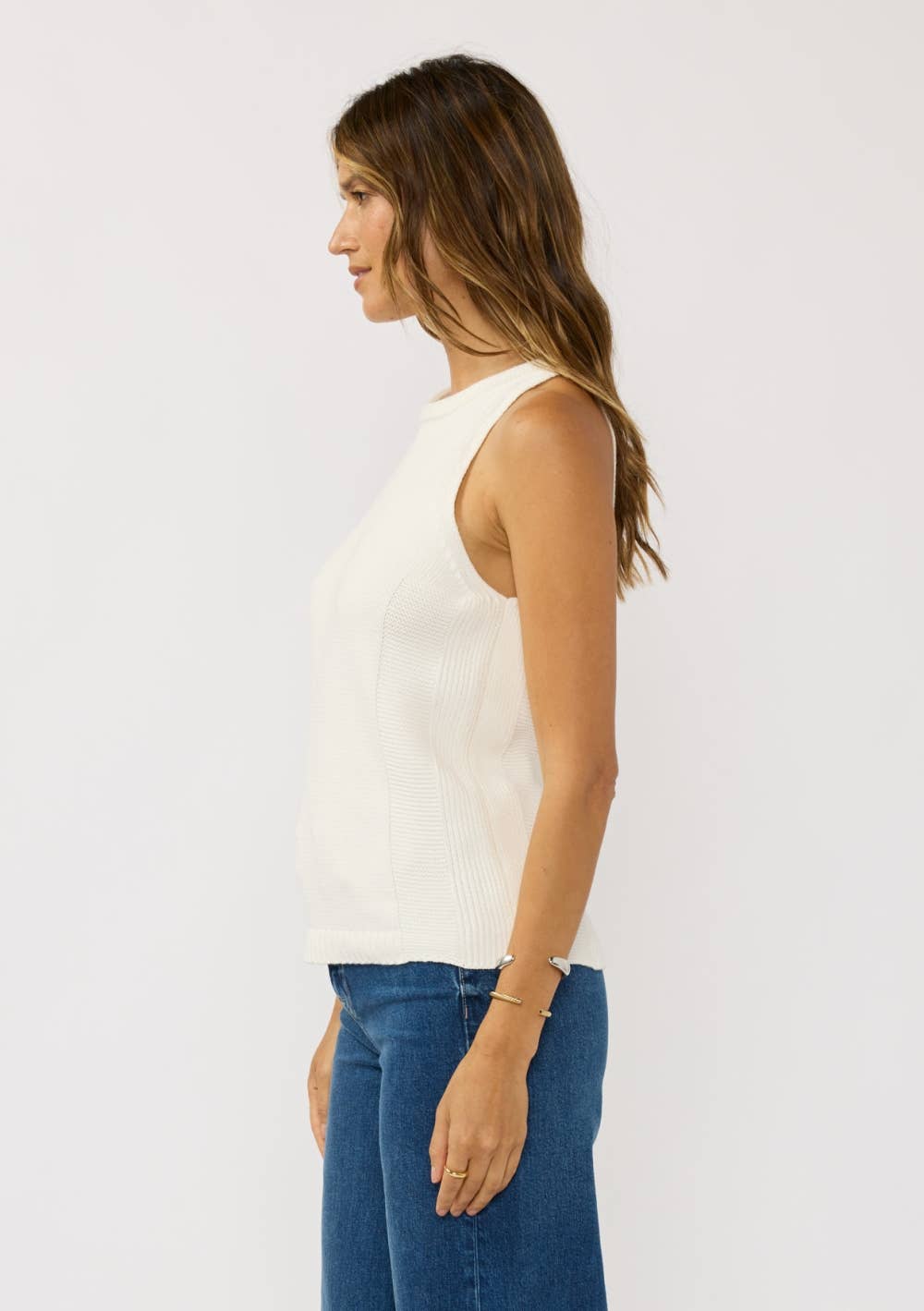 Knit Crewneck Tank