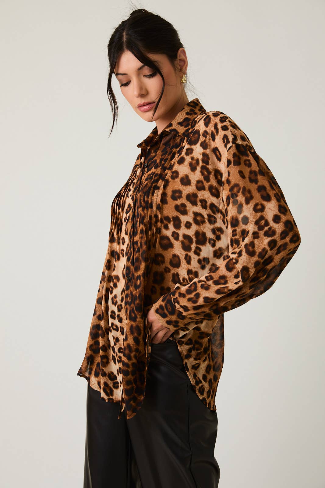 Leopard Blouse