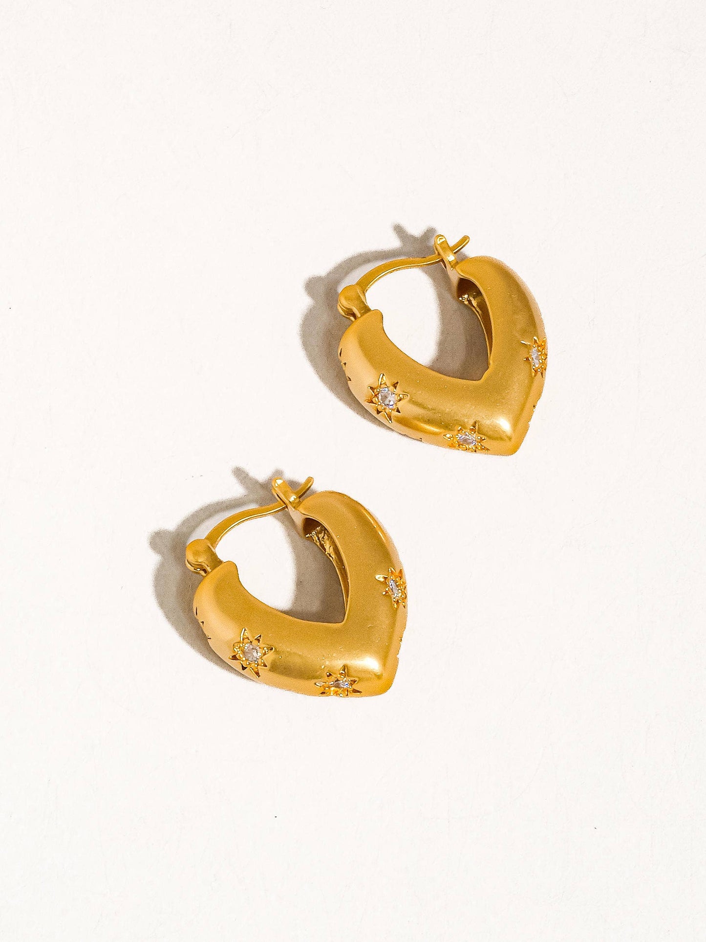 Desi Heart Hoop Earring