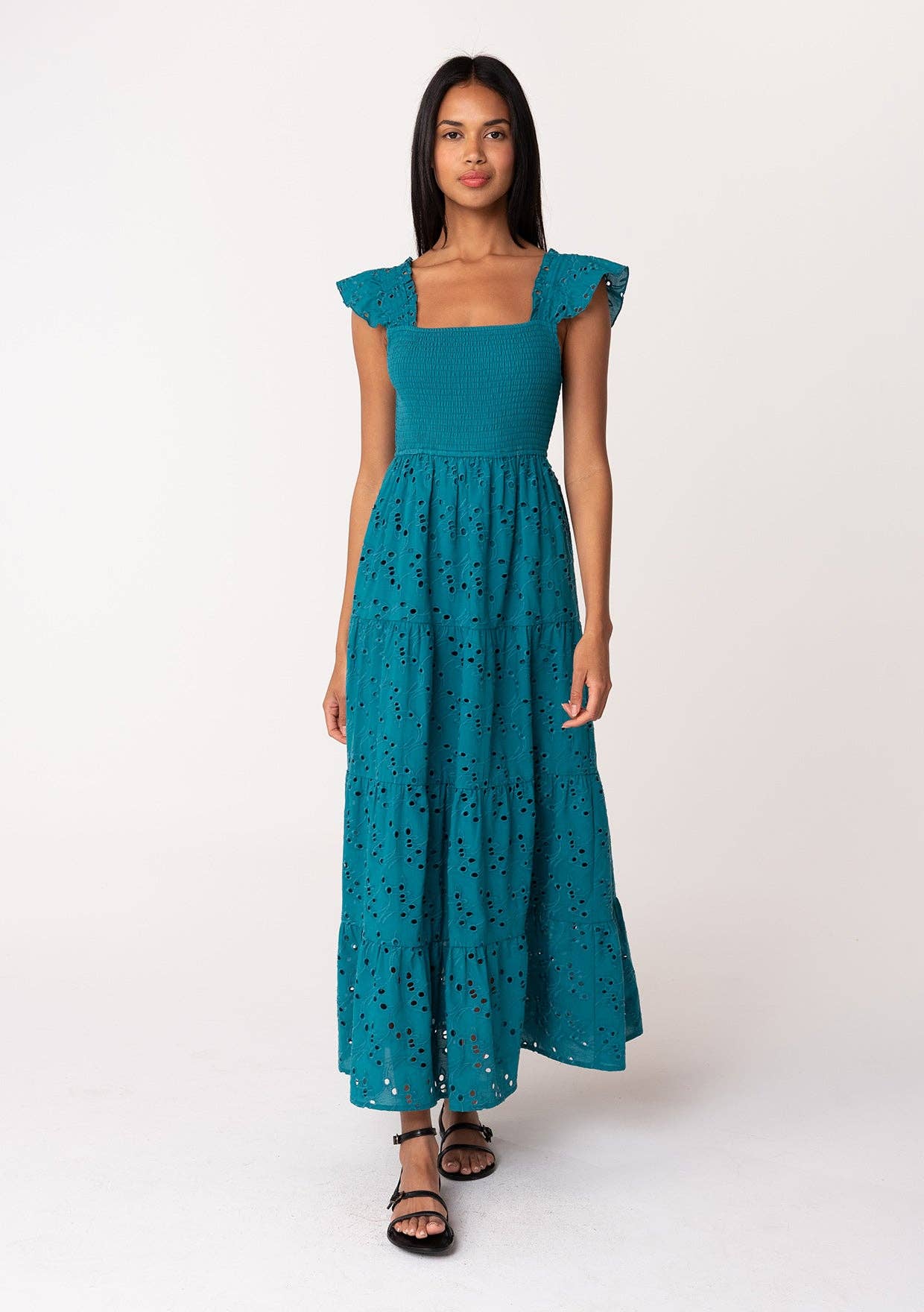 Flynn Smocked Maxi Dress