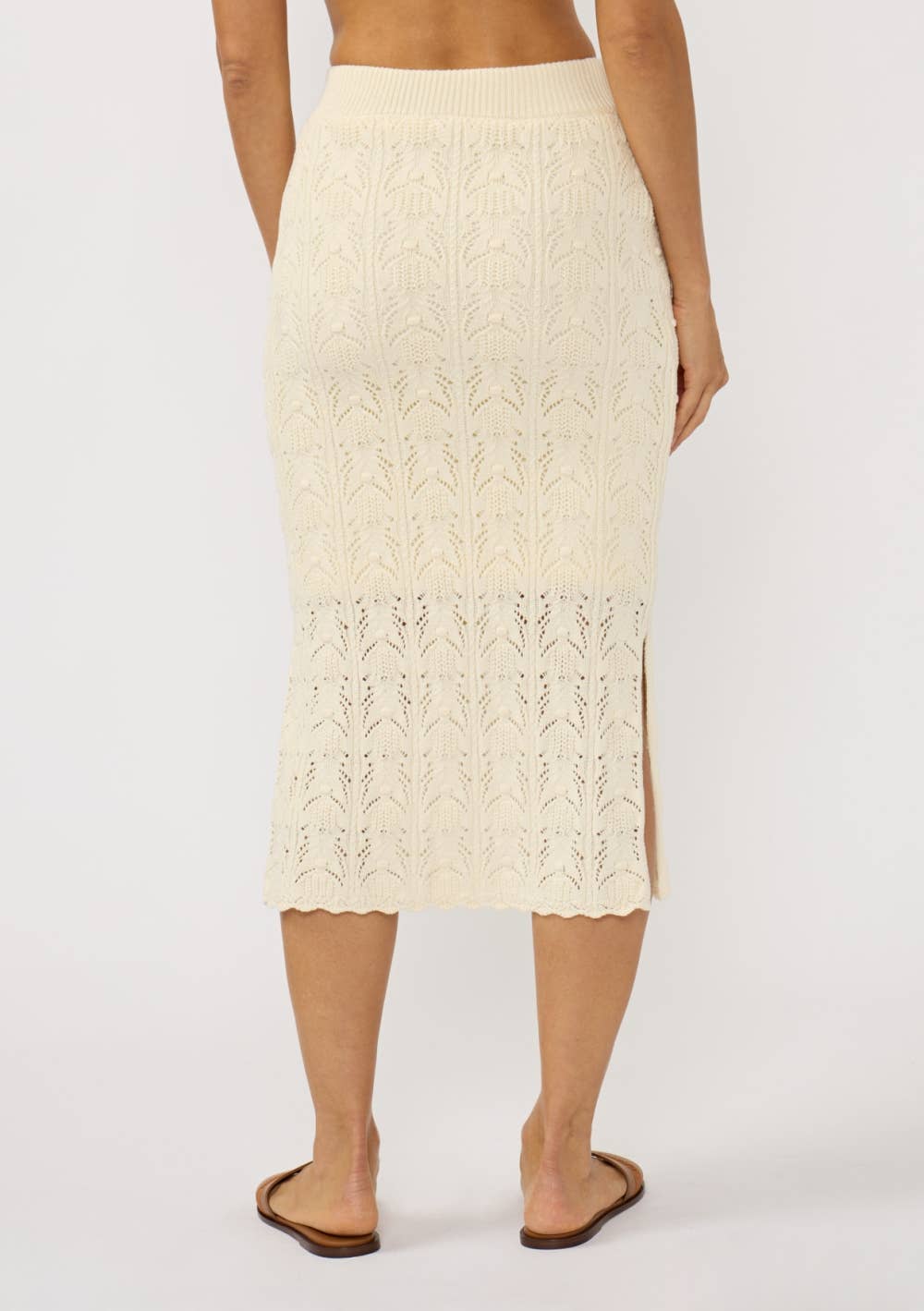 Harley Pointelle Midi Skirt