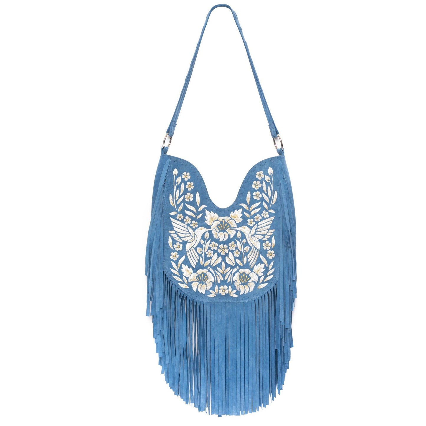 Heavenly Embroidery Bag Denim