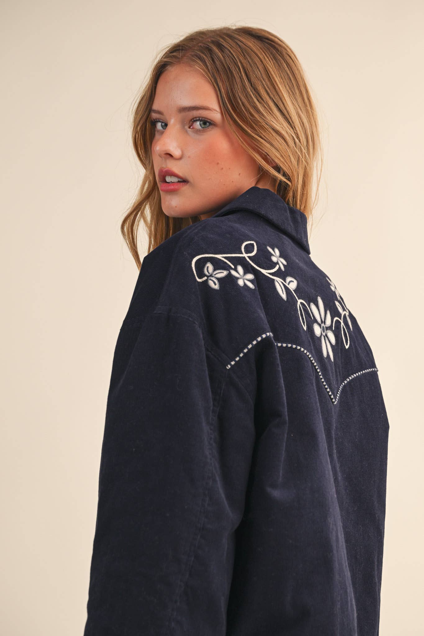 Heidi Floral Corduroy Jacket