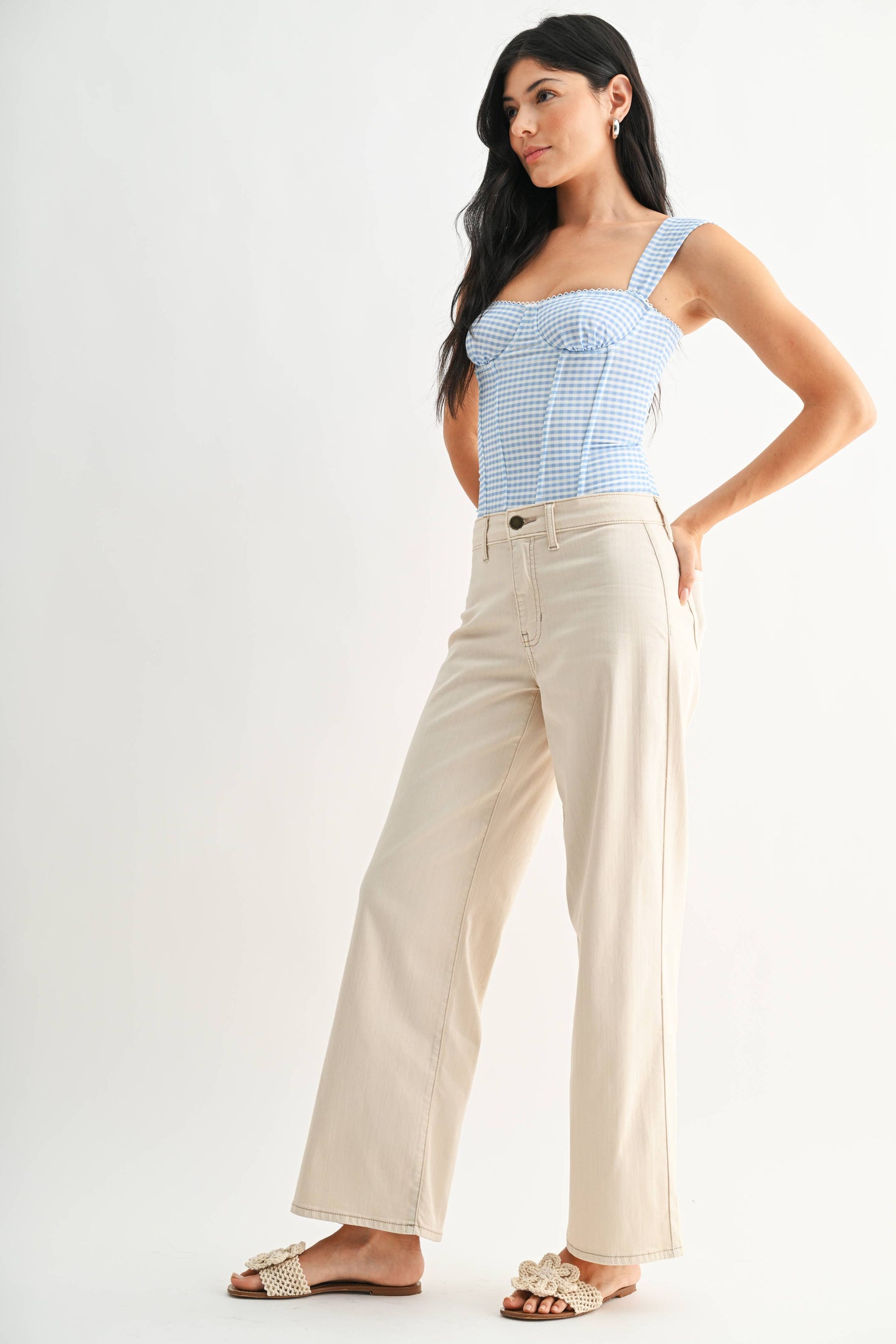 Stretch Twill Trouser- Almond