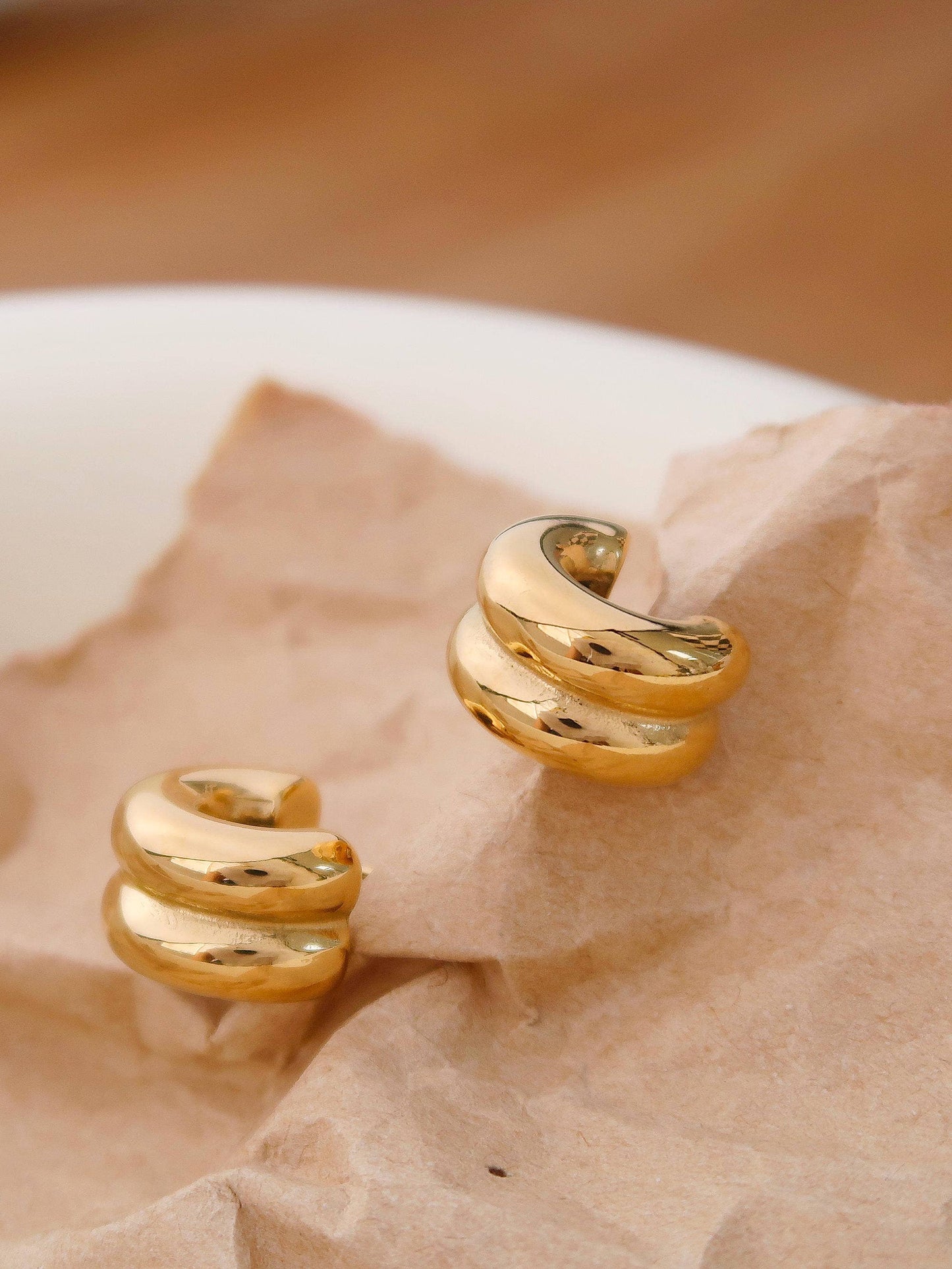 Emma Double C-Hoop Earring