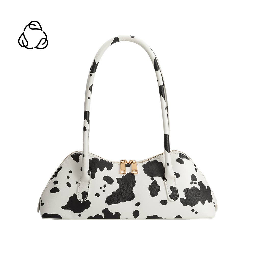 Dakota Cow Print Shoulder Bag