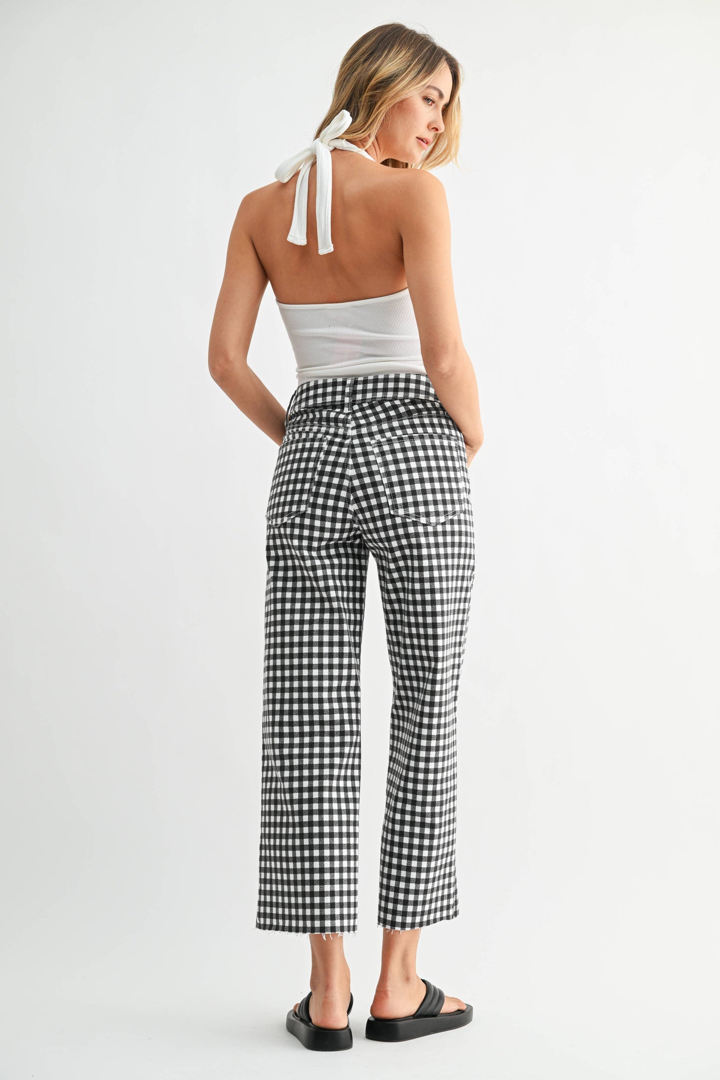Nautical Wide Leg- Gingham