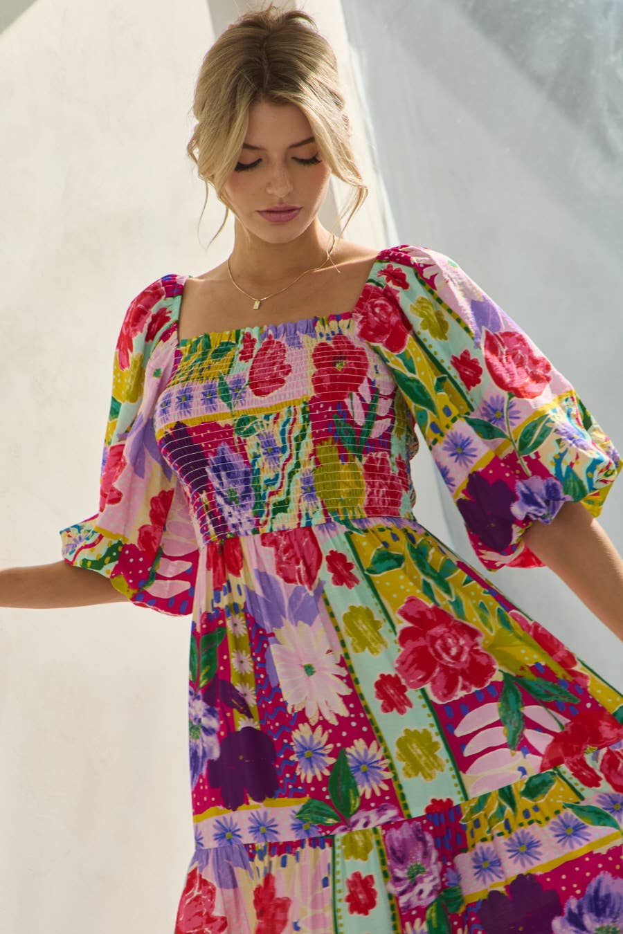 Robin Bubble Sleeve Maxi