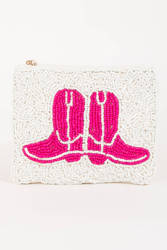 Cowgirl Beaded Coin Purse