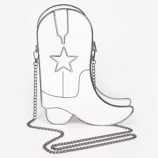 Cowboy Boots Crossbody Chain Bag