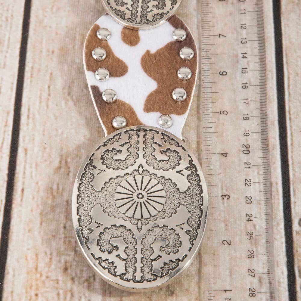 Western Concho Studded Belt