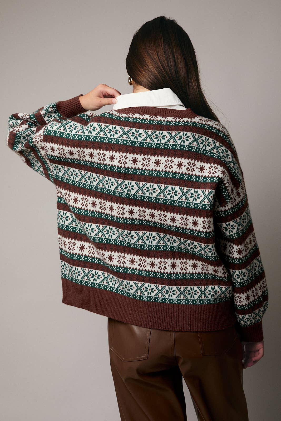 Forest Fair Isle Cardigan