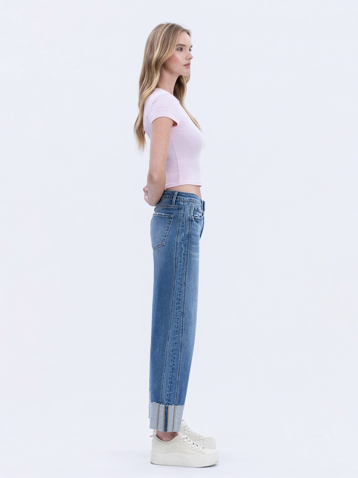 The Leo High Rise Barrel Cuffed