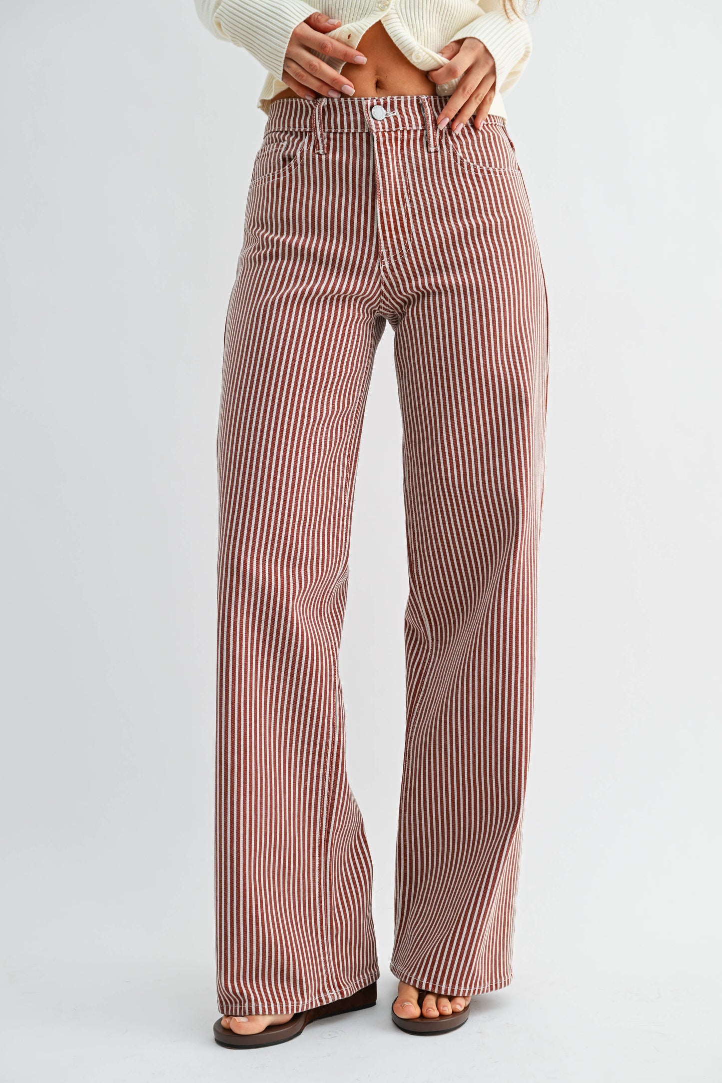 Relaxed Wide Leg- Spiced Brown