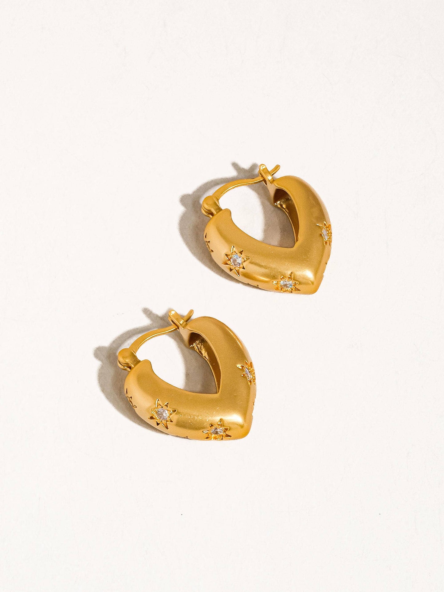 Desi Heart Hoop Earring