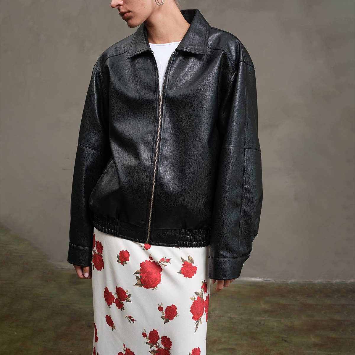 Dad Pebble Grain Jacket