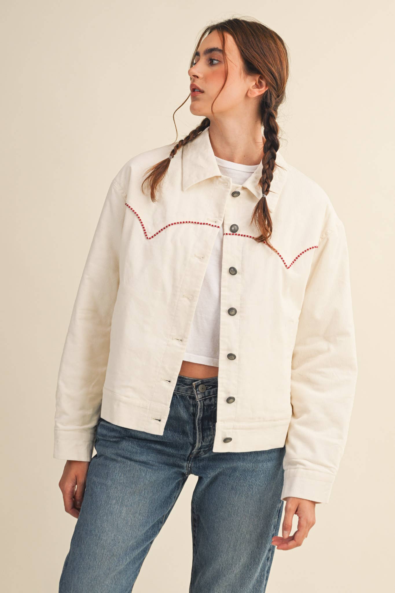 Heidi Floral Corduroy Jacket